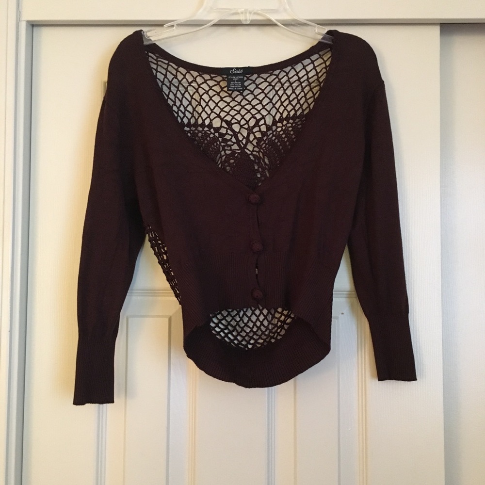 Selé Brown Cardigan Size Large